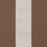 Schumacher Madison Wide Stripe Brown Fabric