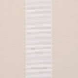 Schumacher Madison Wide Stripe Ivory Fabric