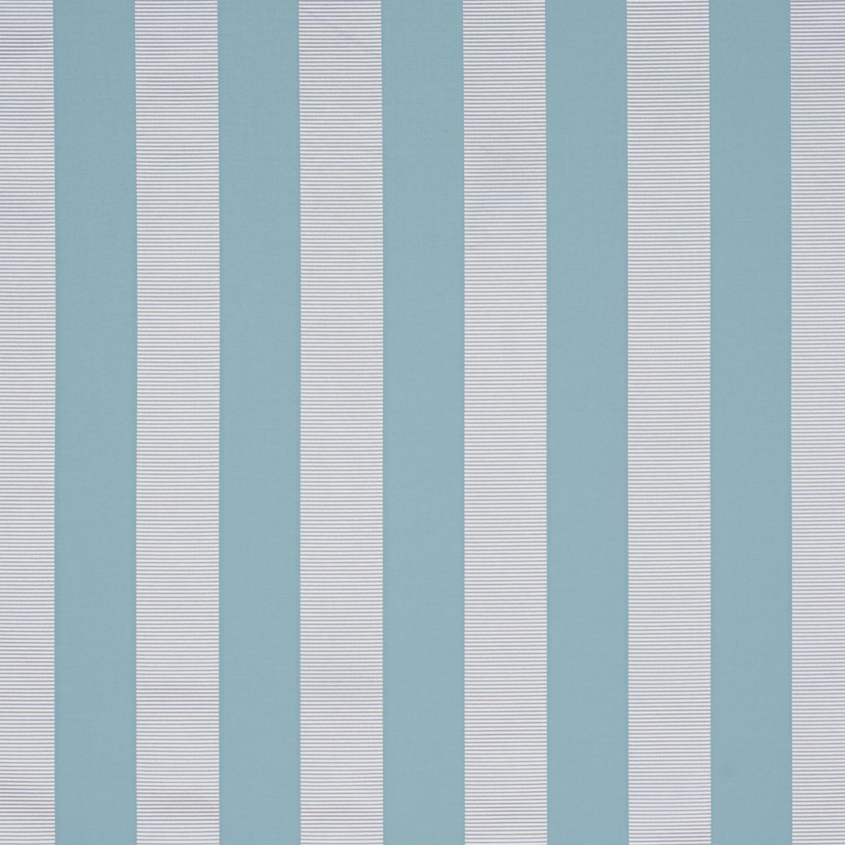 Schumacher Madison Wide Stripe Robin'S Egg Fabric
