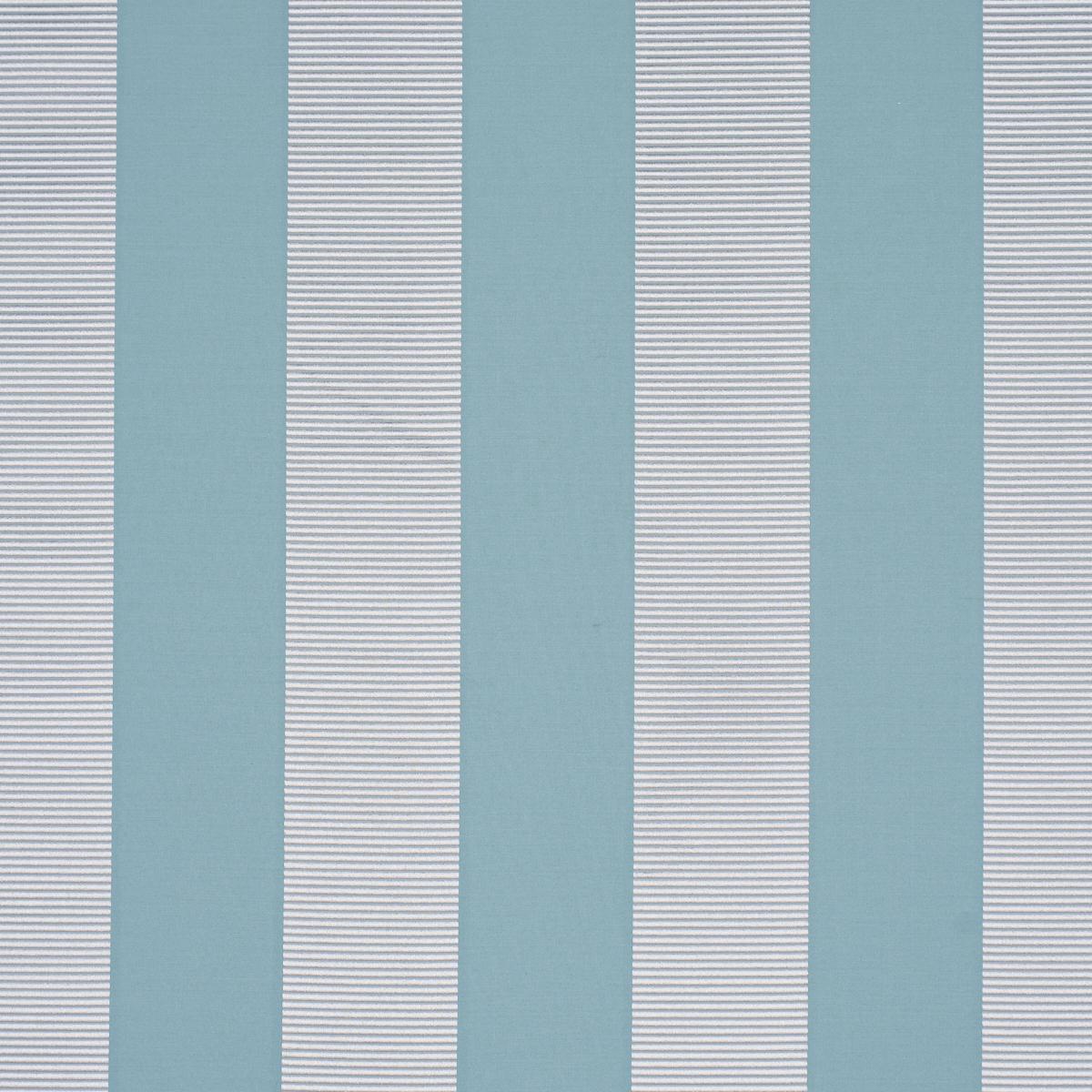 Schumacher Madison Wide Stripe Robin'S Egg Fabric