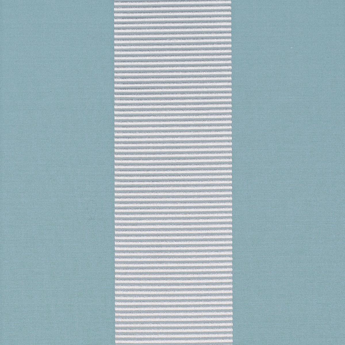 Schumacher Madison Wide Stripe Robin'S Egg Fabric