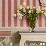 Schumacher Madison Wide Stripe Pink Fabric