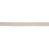 Schumacher Natural Dotted Embroidered Tape