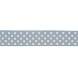 Schumacher Sky Dotted Embroidered Tape
