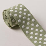 Schumacher Sage Dotted Embroidered Tape