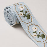 Schumacher Sky Jolie Hand Embroidered Tape