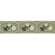 Schumacher Green Jolie Hand Embroidered Tape