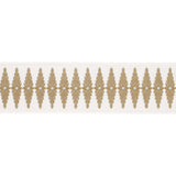 Schumacher Neutral Genevieve Embroidered Tape