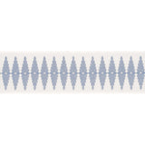 Schumacher Sky Genevieve Embroidered Tape