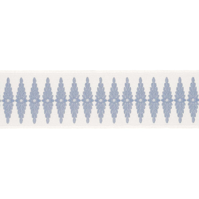 Schumacher Sky Genevieve Embroidered Tape