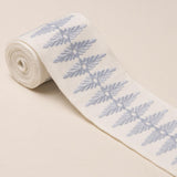 Schumacher Sky Genevieve Embroidered Tape