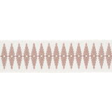 Schumacher Blush Genevieve Embroidered Tape