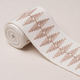 Schumacher Blush Genevieve Embroidered Tape
