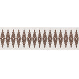 Schumacher Brown Genevieve Embroidered Tape