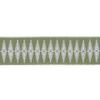 Schumacher Green Genevieve Embroidered Tape