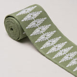 Schumacher Green Genevieve Embroidered Tape