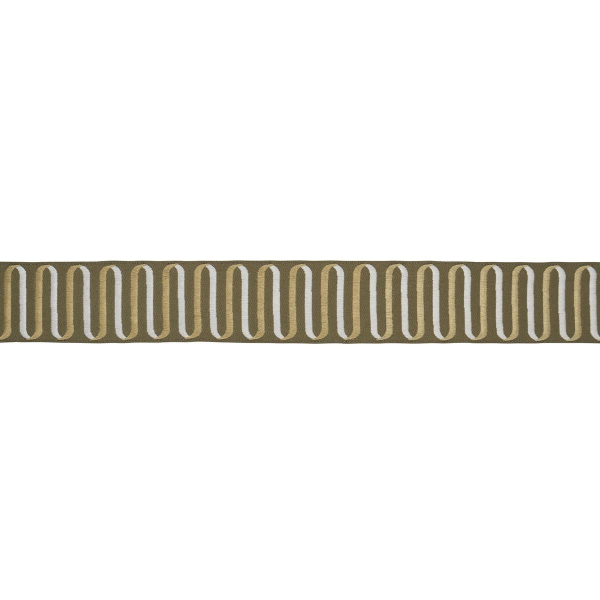 Schumacher Olive Ribbon Tape