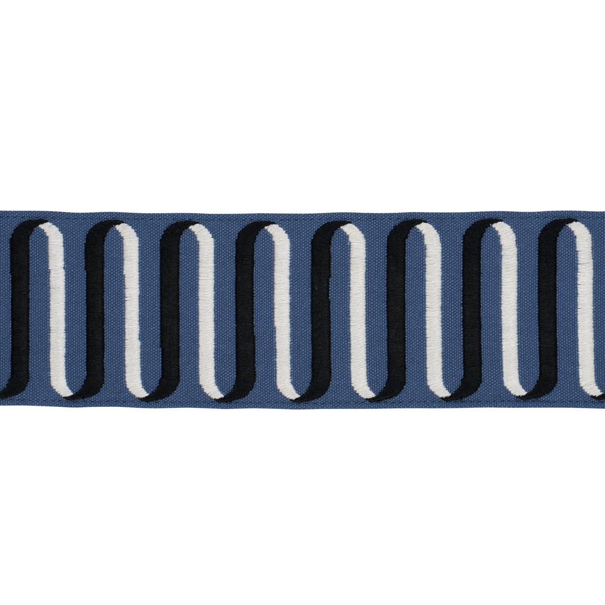 Schumacher Navy Ribbon Tape