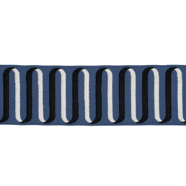 Schumacher Navy Ribbon Tape