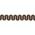 Schumacher Black & Camel Winding River Tape