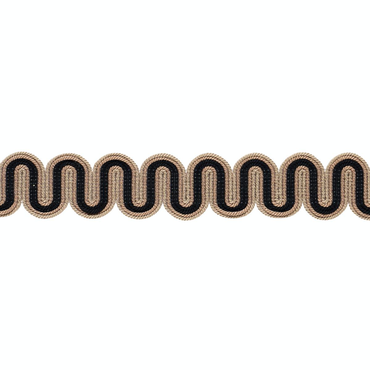 Schumacher Black & Camel Winding River Tape