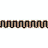 Schumacher Black & Camel Winding River Tape