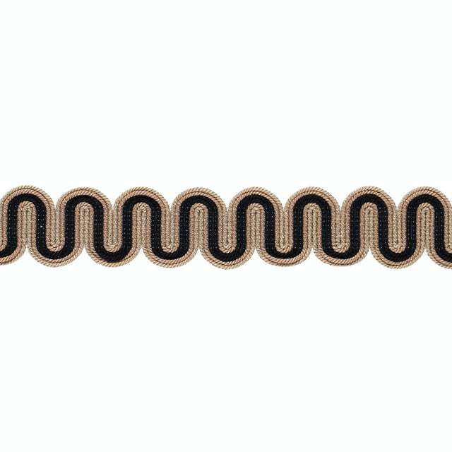Schumacher Black & Camel Winding River Tape