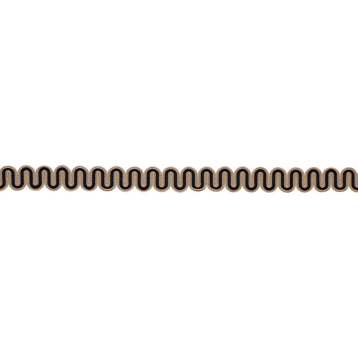 Schumacher Black & Camel Winding River Tape