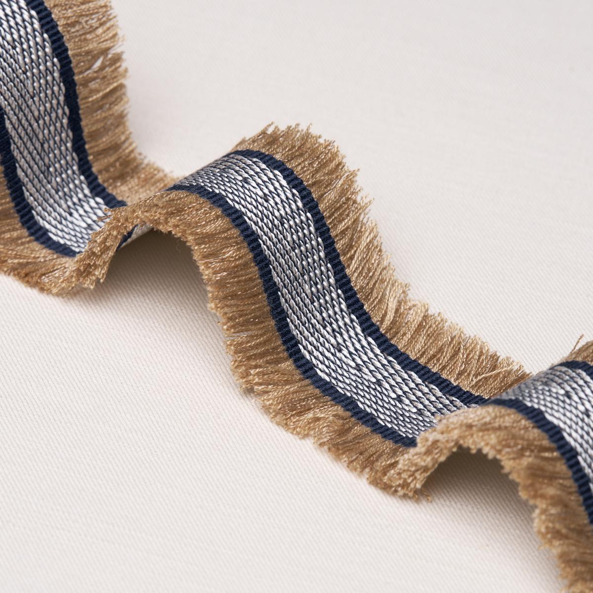 Schumacher Navy Felicity Fringe Trim