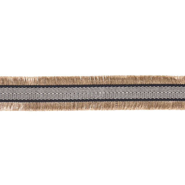 Schumacher Black Felicity Fringe Trim