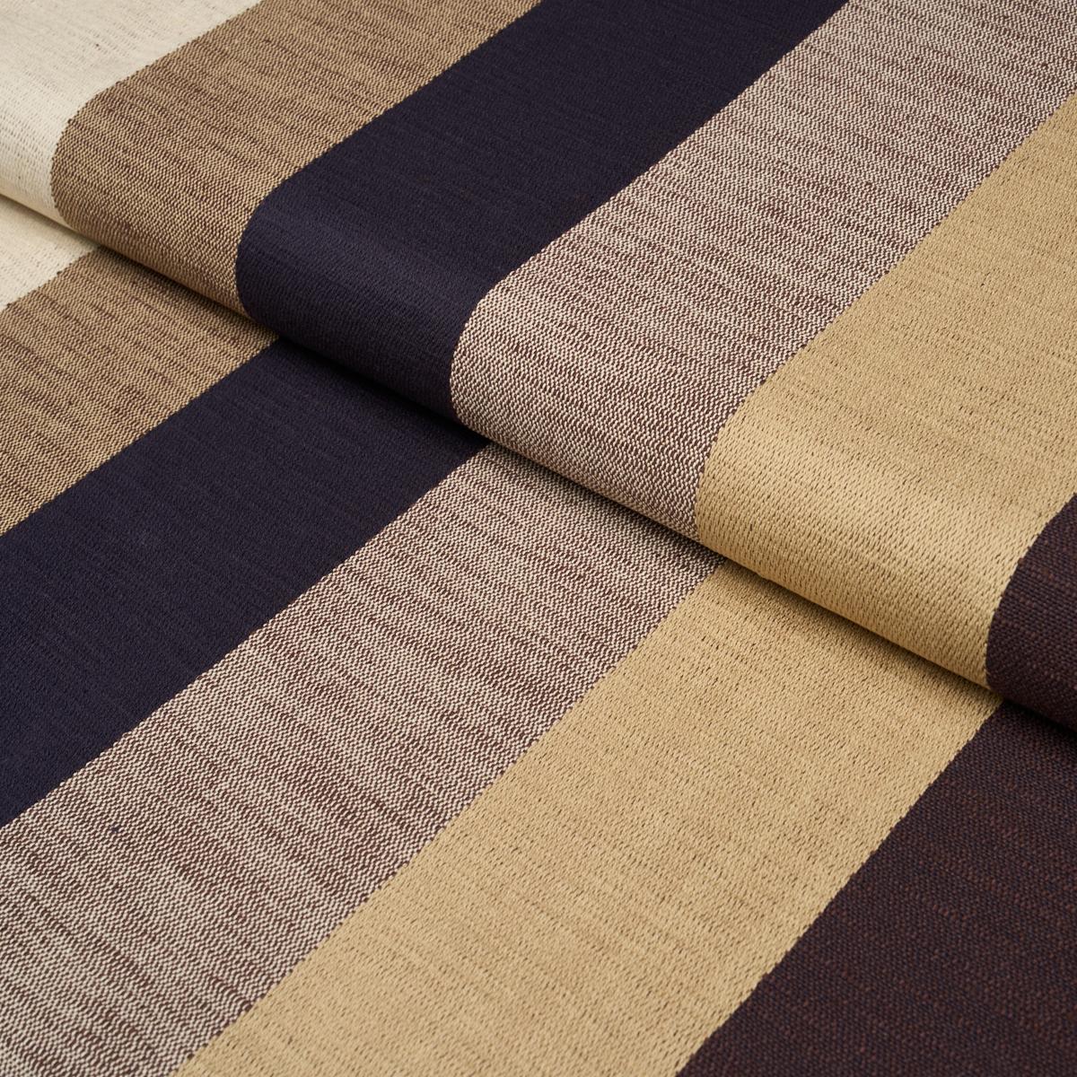 Schumacher Appino Stripe Brown Fabric