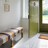 Schumacher Appino Stripe Ochre Fabric
