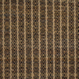 Schumacher Kyara Handwoven Brown & Black Fabric