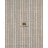 Schumacher Kyara Handwoven Brown & Black Fabric