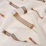 Schumacher Elysia Sheer Neutral Fabric
