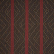 Schumacher Kapanga Embroidery Brown Fabric