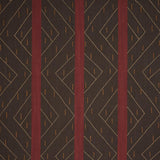 Schumacher Kapanga Embroidery Brown Fabric