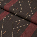 Schumacher Kapanga Embroidery Brown Fabric