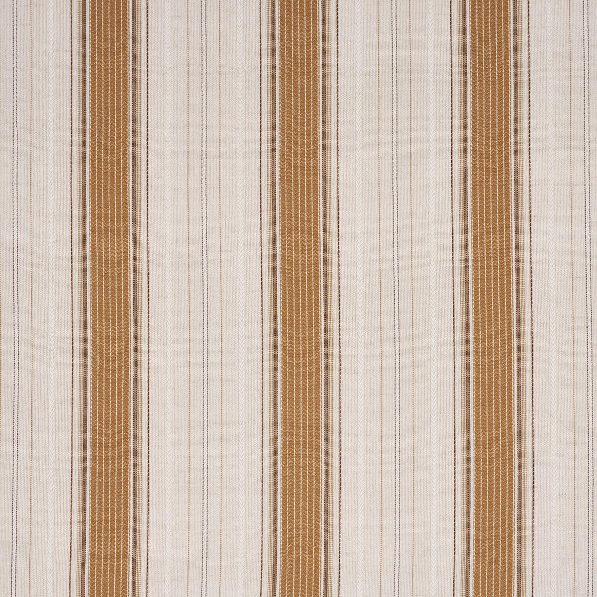 Schumacher Idris Stripe Ochre Fabric