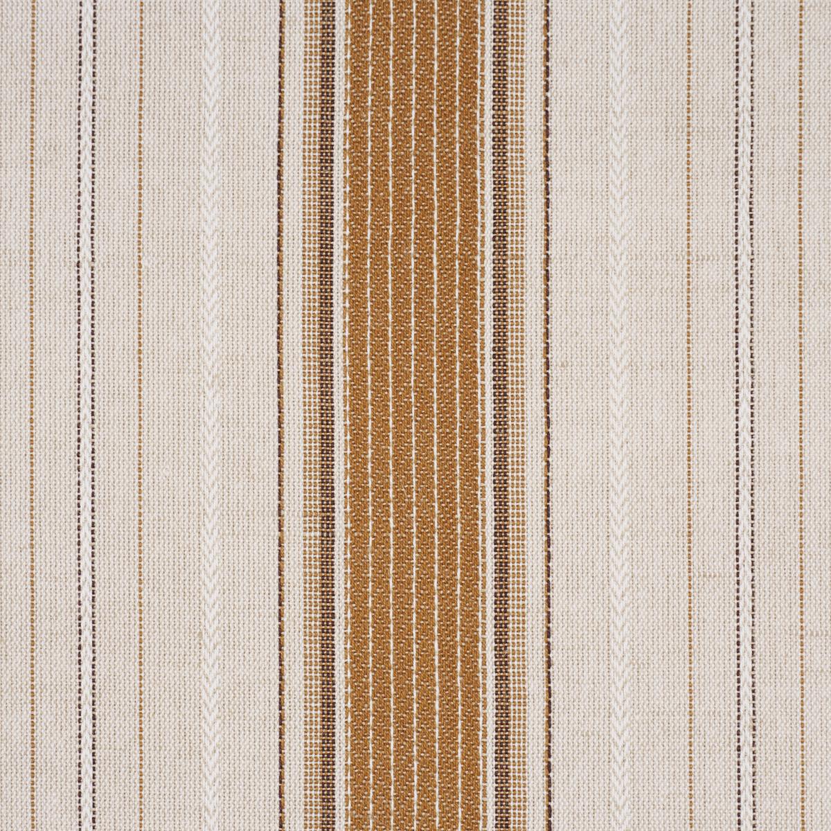 Schumacher Idris Stripe Ochre Fabric
