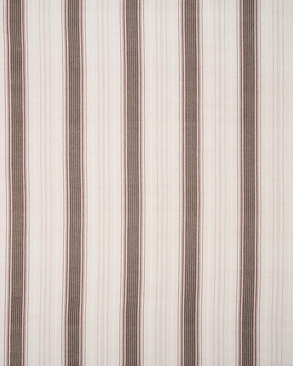 Schumacher Idris Stripe Brown Fabric
