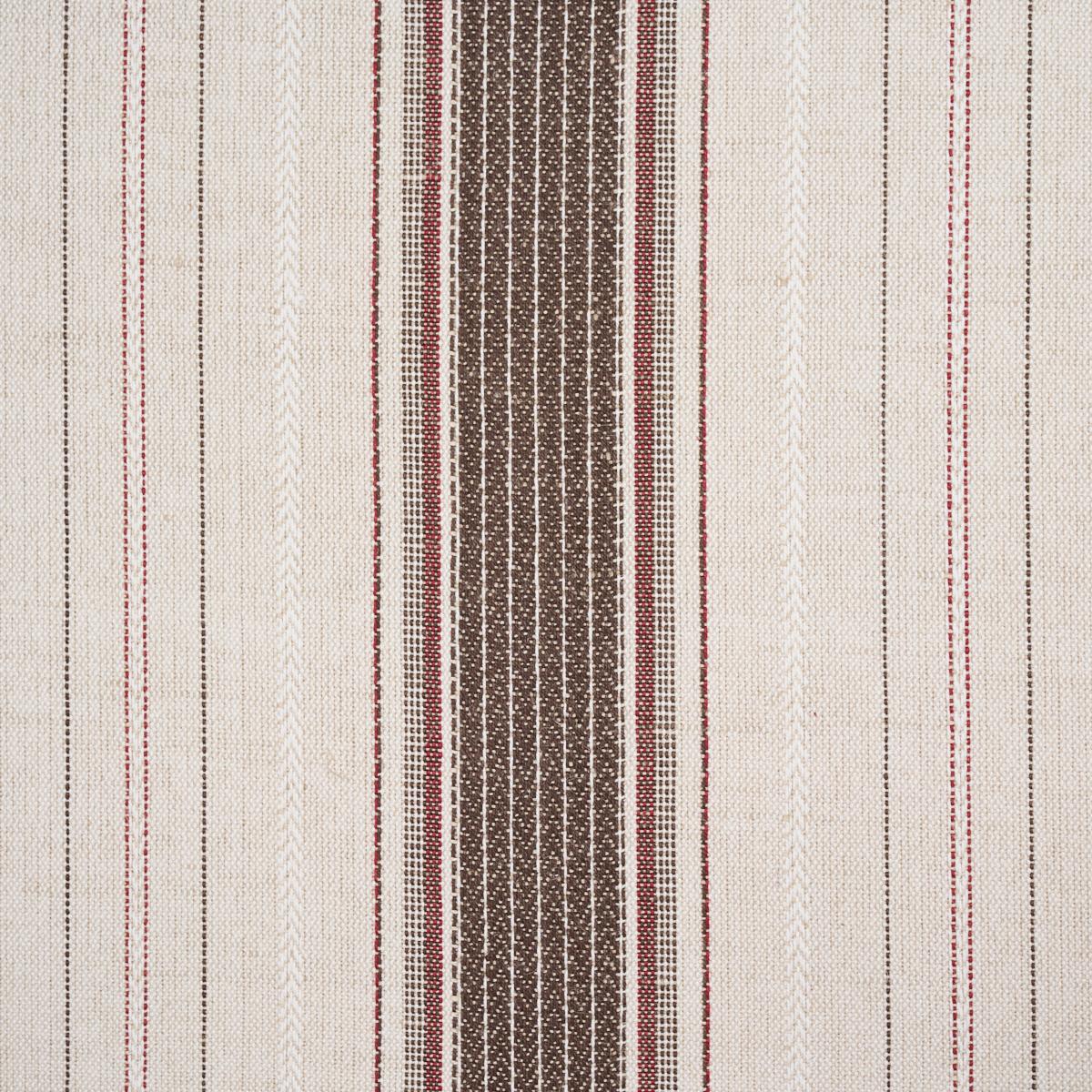 Schumacher Idris Stripe Brown Fabric
