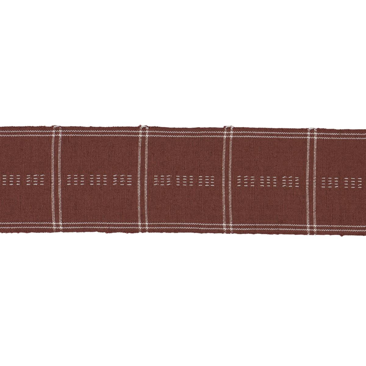 Schumacher Terracotta Ayan Tape