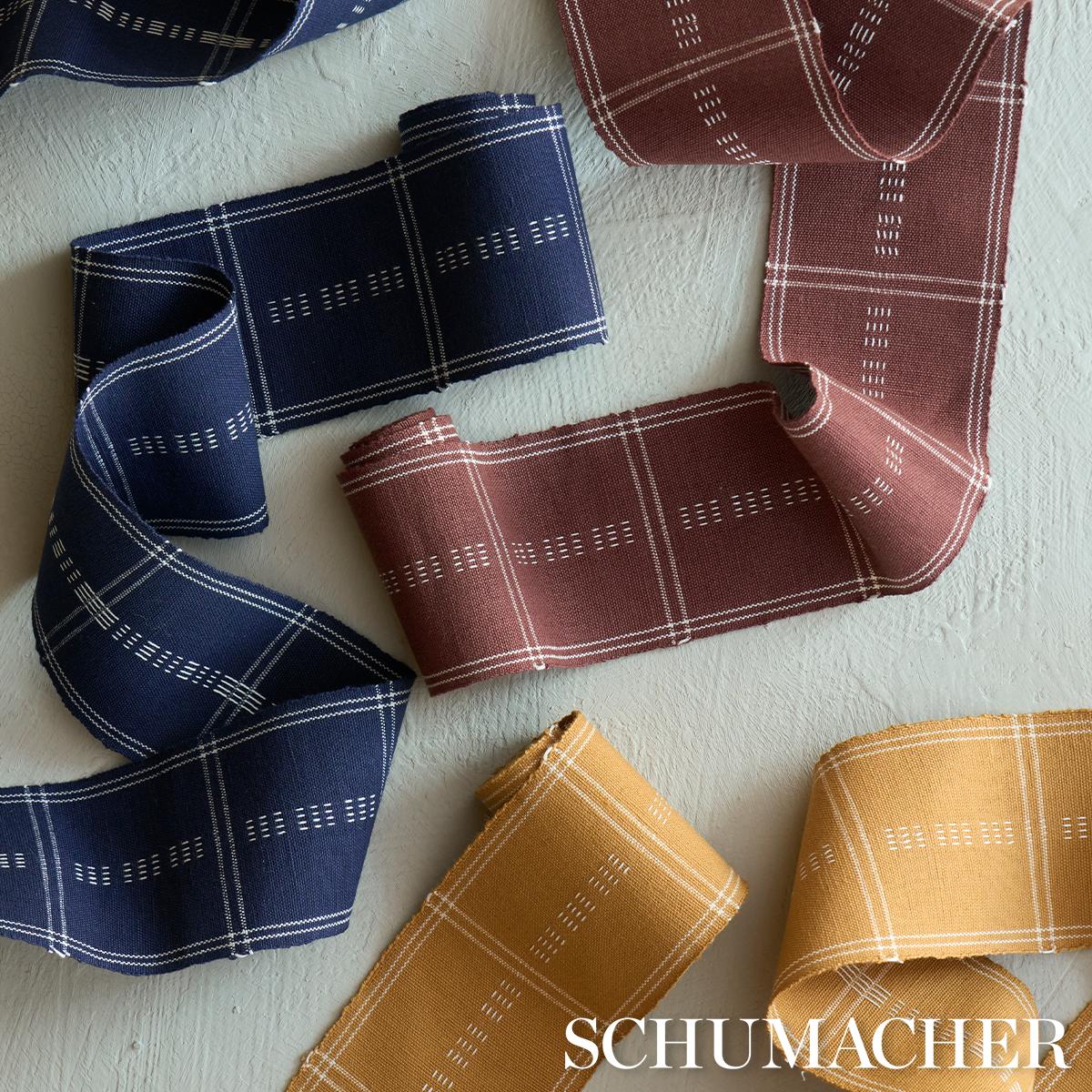 Schumacher Terracotta Ayan Tape