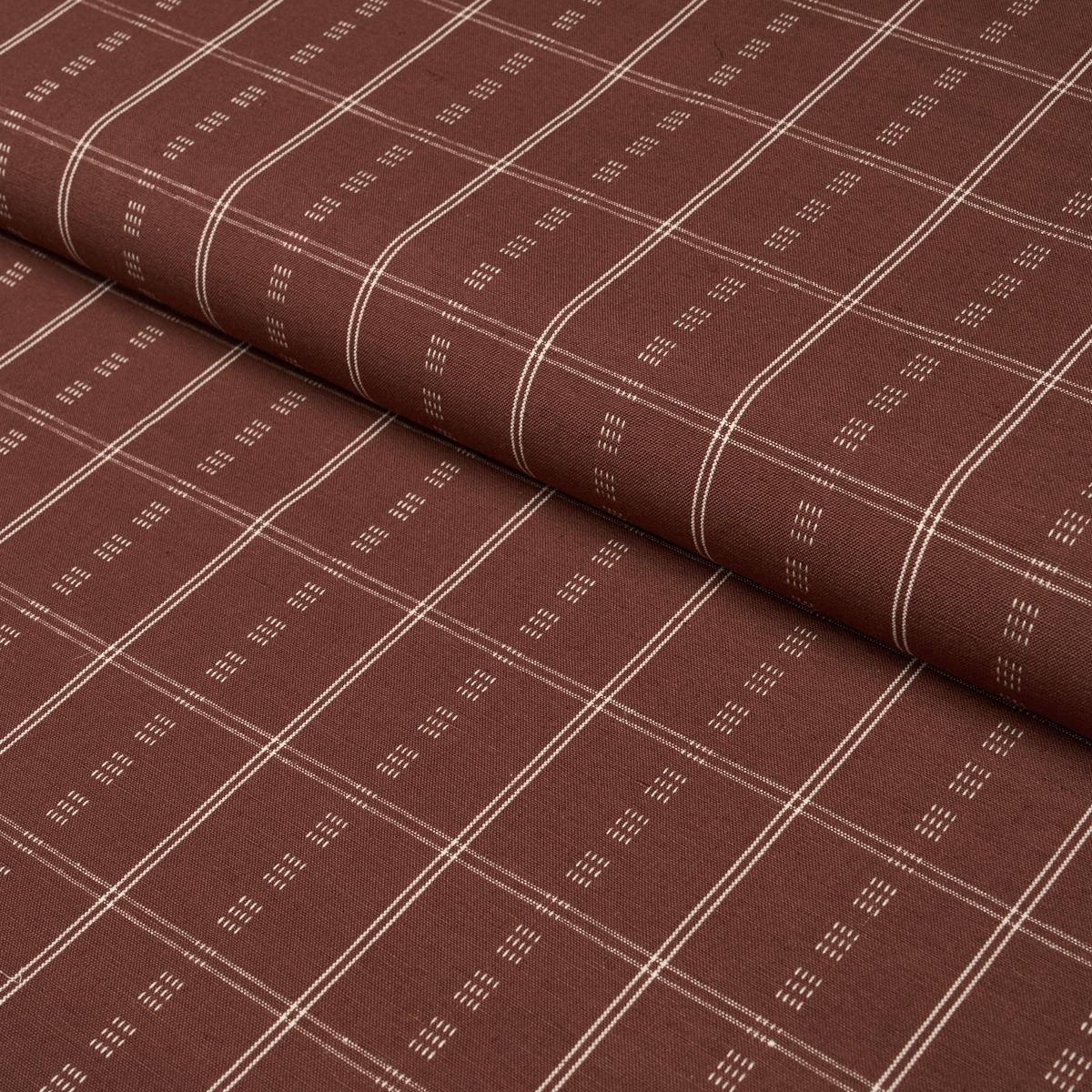 Schumacher Ayan Terracotta Fabric