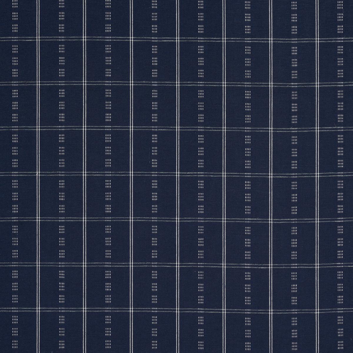 Schumacher Ayan Indigo Fabric