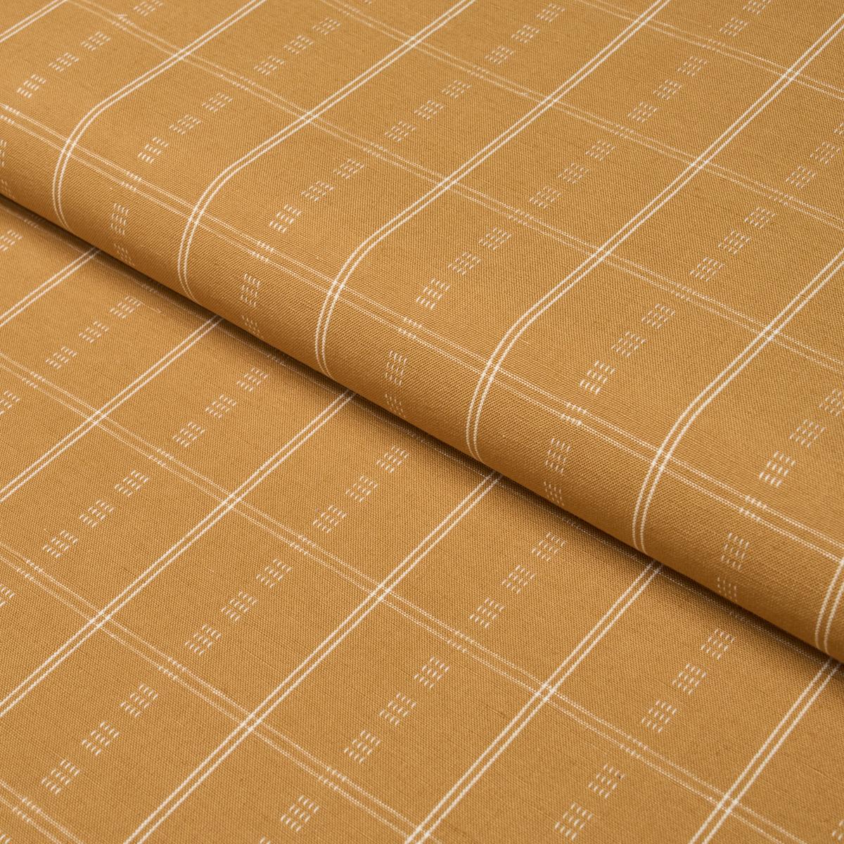 Schumacher Ayan Ochre Fabric