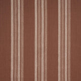 Schumacher Nor Stripe Teracotta Fabric