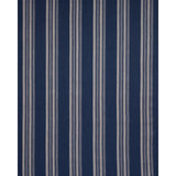 Schumacher Nor Stripe Indigo Fabric