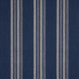 Schumacher Nor Stripe Indigo Fabric